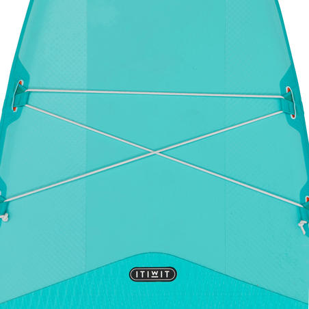 X100 10 ft INFLATABLE TOURING STAND UP PADDLE BOARD - GREEN