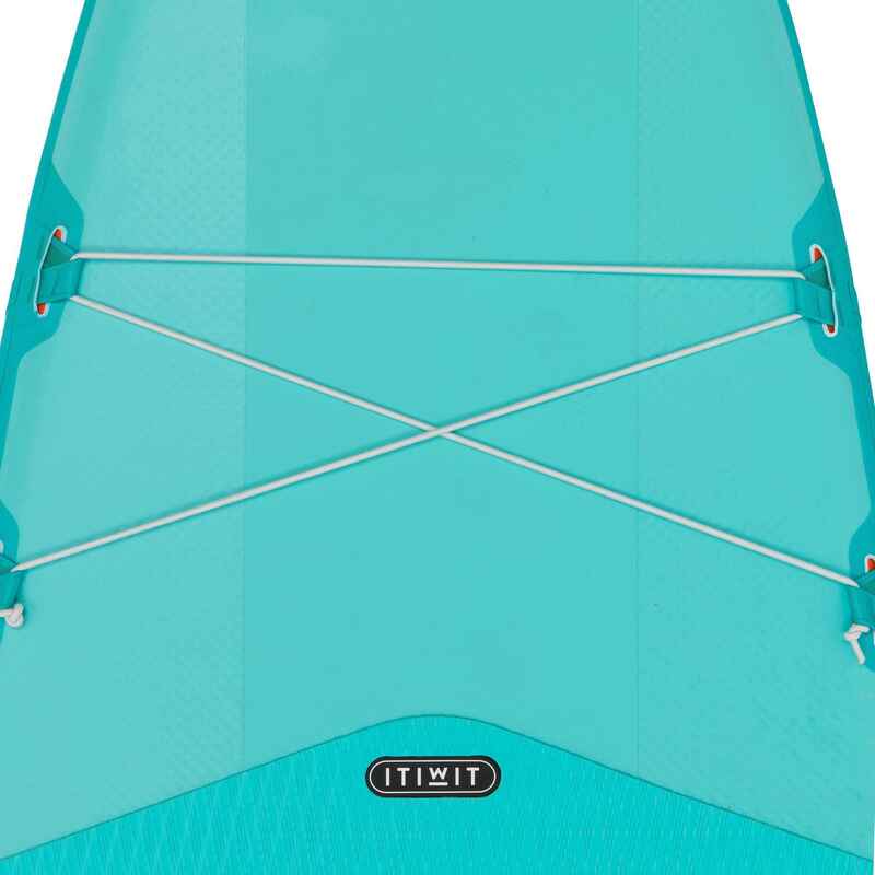 X100 10FT TOURING INFLATABLE STANDUP PADDLEBOARD GREEN Decathlon