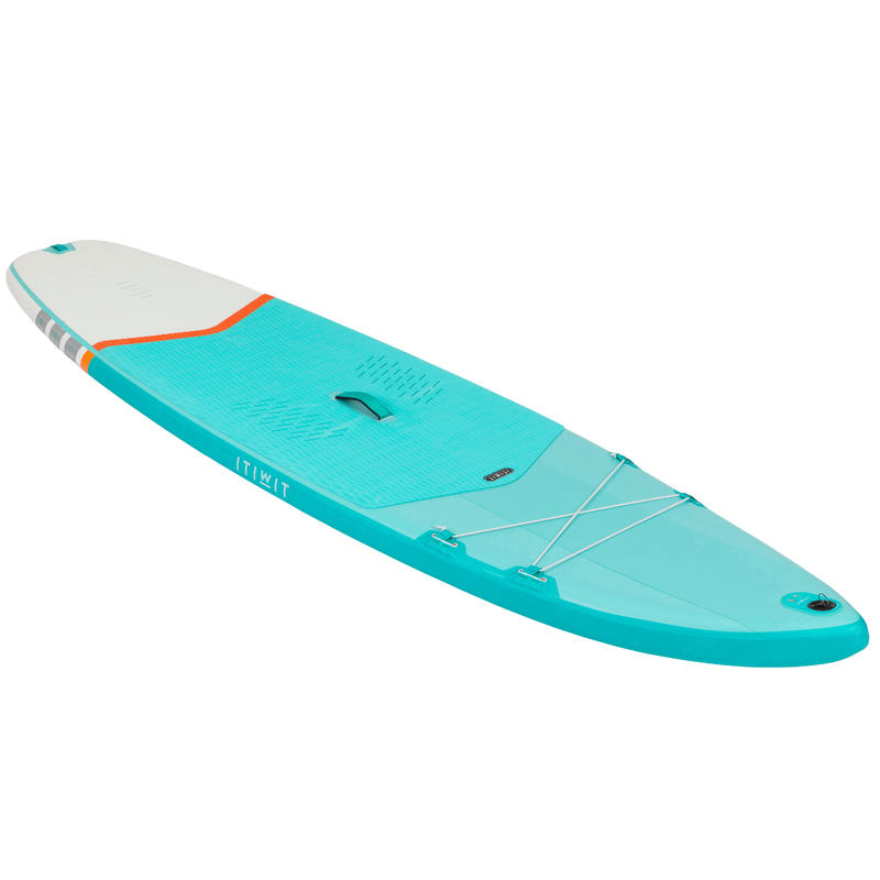 Tabla paddle surf hinchable 1 o 2 personas (<130 kg) 10" Itiwit verde turquesa