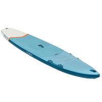 BEGINNER INFLATABLE TOURING STAND-UP PADDLE BOARD 11 FEET BLUE