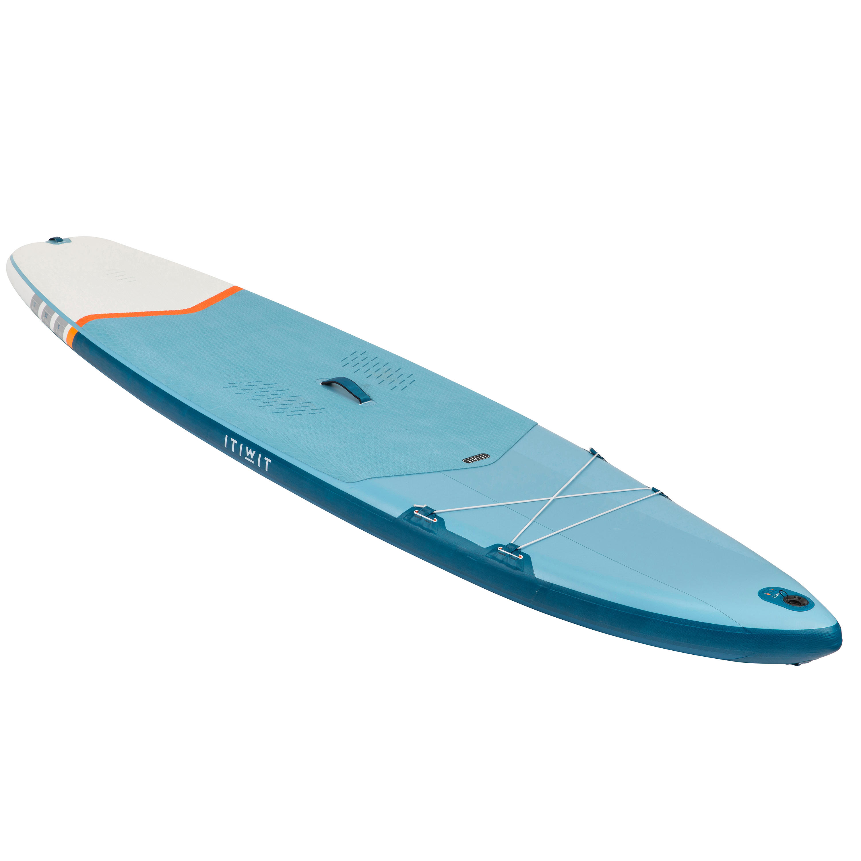 Tweedehands - Opblaasbaar supboard voor beginners 11 feet blauw 3/17