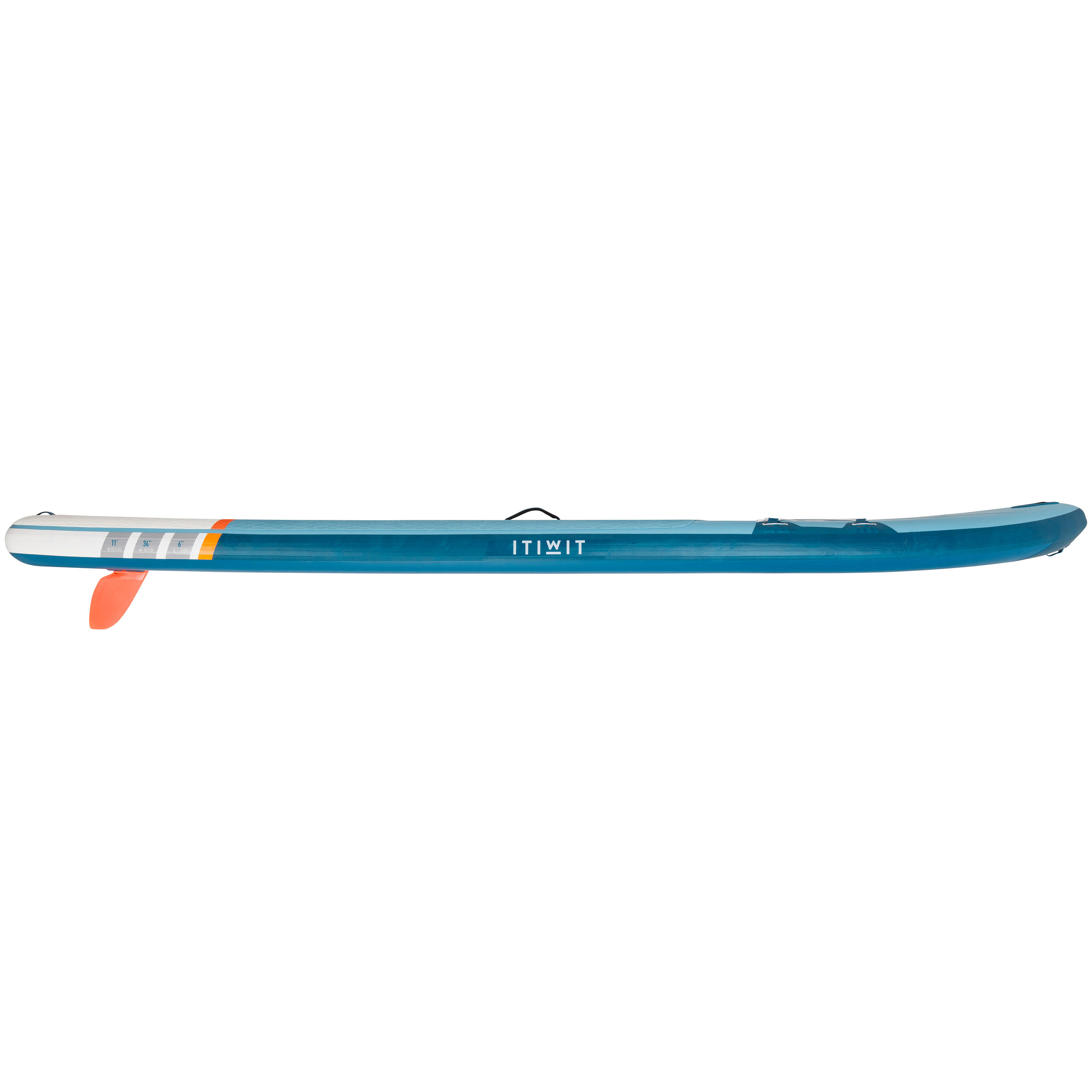 Tweedehands - Opblaasbaar supboard voor beginners 11 feet blauw 7/17