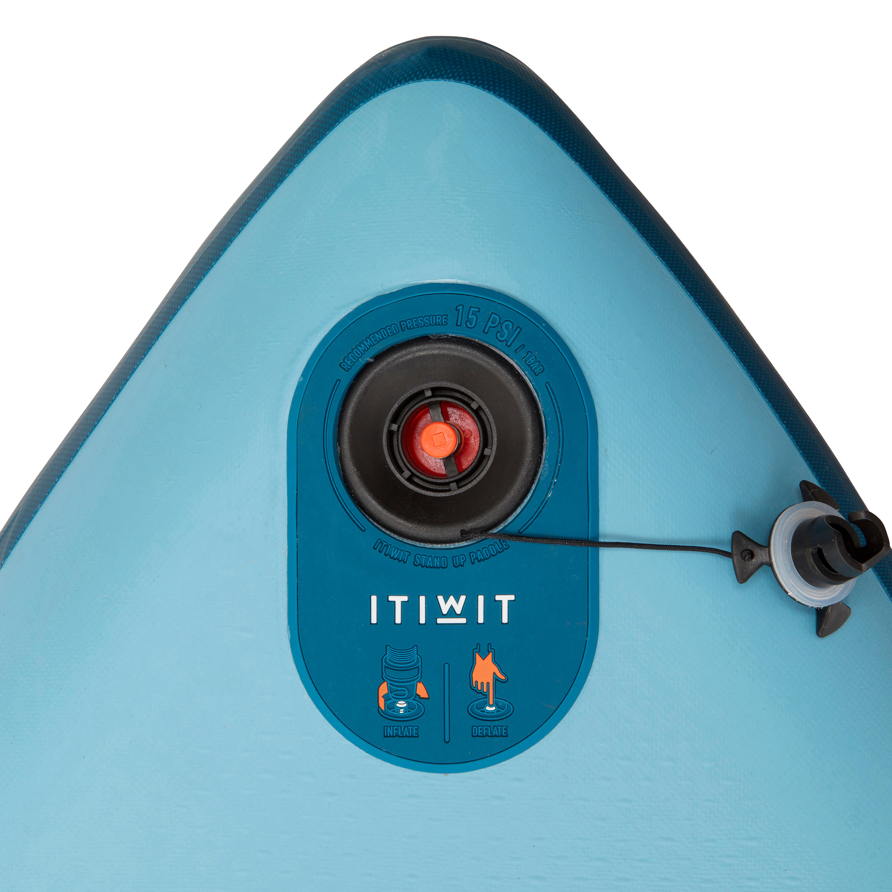 Tweedehands - Opblaasbaar supboard voor beginners 11 feet blauw 9/17