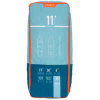 X100 11FT TOURING INFLATABLE STAND-UP PADDLEBOARD - BLUE