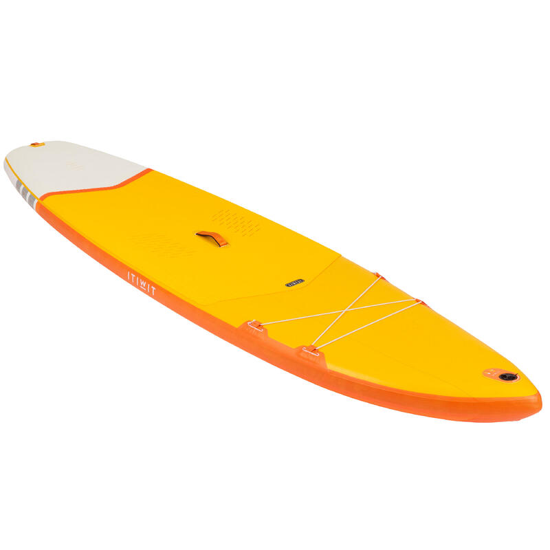 BEGINNER INFLATABLE TOURING STANDUP PADDLE BOARD 11 FEET Decathlon