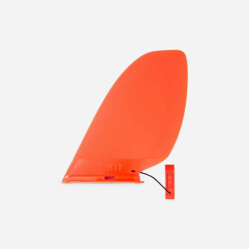 Finne ohne Werkzeug für Touring Stand Up Paddle aufblasbar - orange