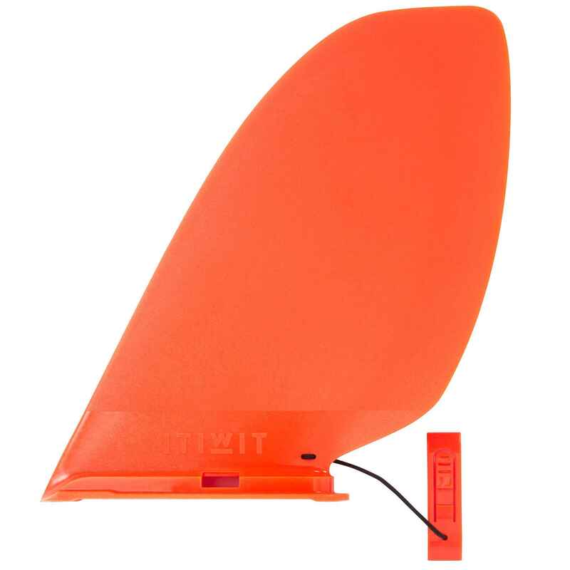 Finne ohne Werkzeug für Touring Stand Up Paddle aufblasbar - orange Media 1