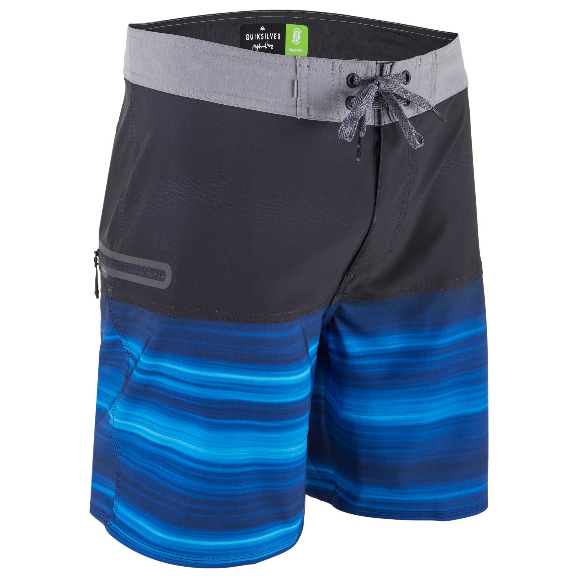 Quiksilver Boardshort Voor Heren Highline 18 Stretch Quicksilver Blauw quiksilver kopen in de aanbieding