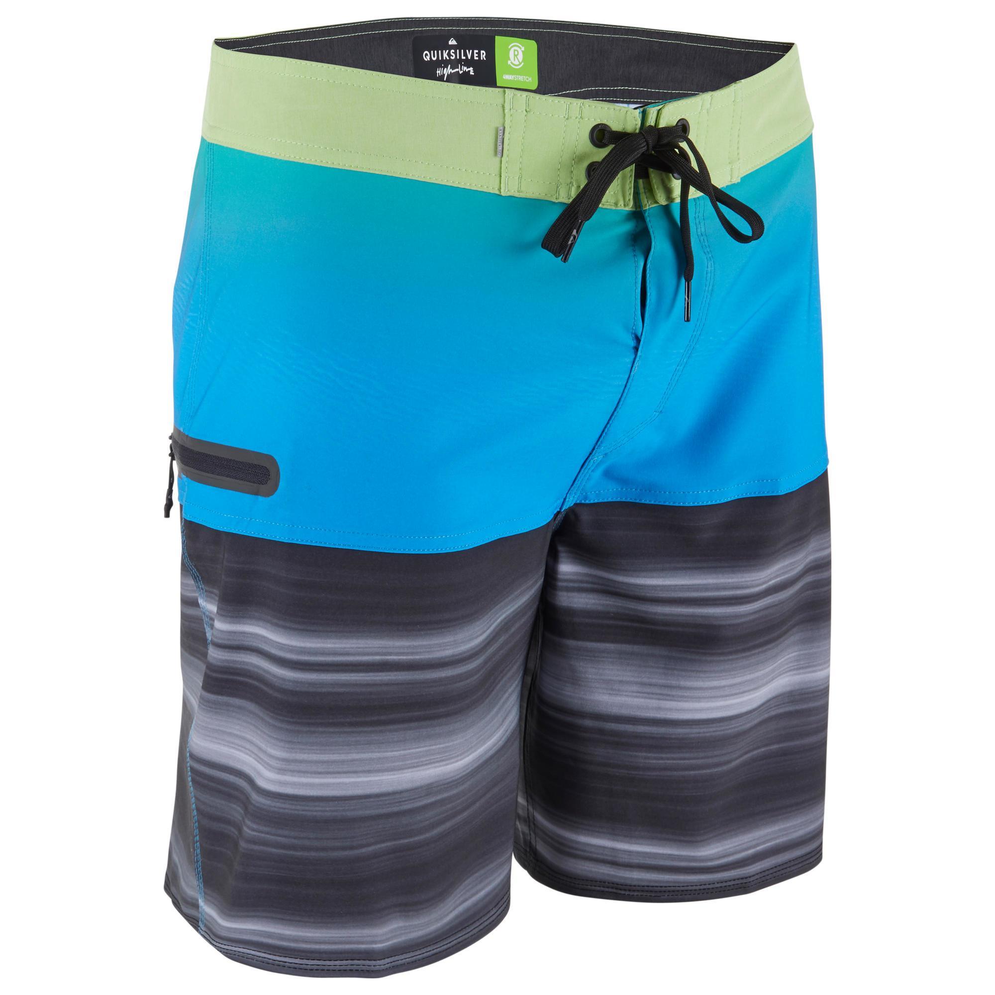 Quiksilver Boardshort Voor Heren Highline 18 Stretch Quicksilver Malibublauw quiksilver kopen in de aanbieding
