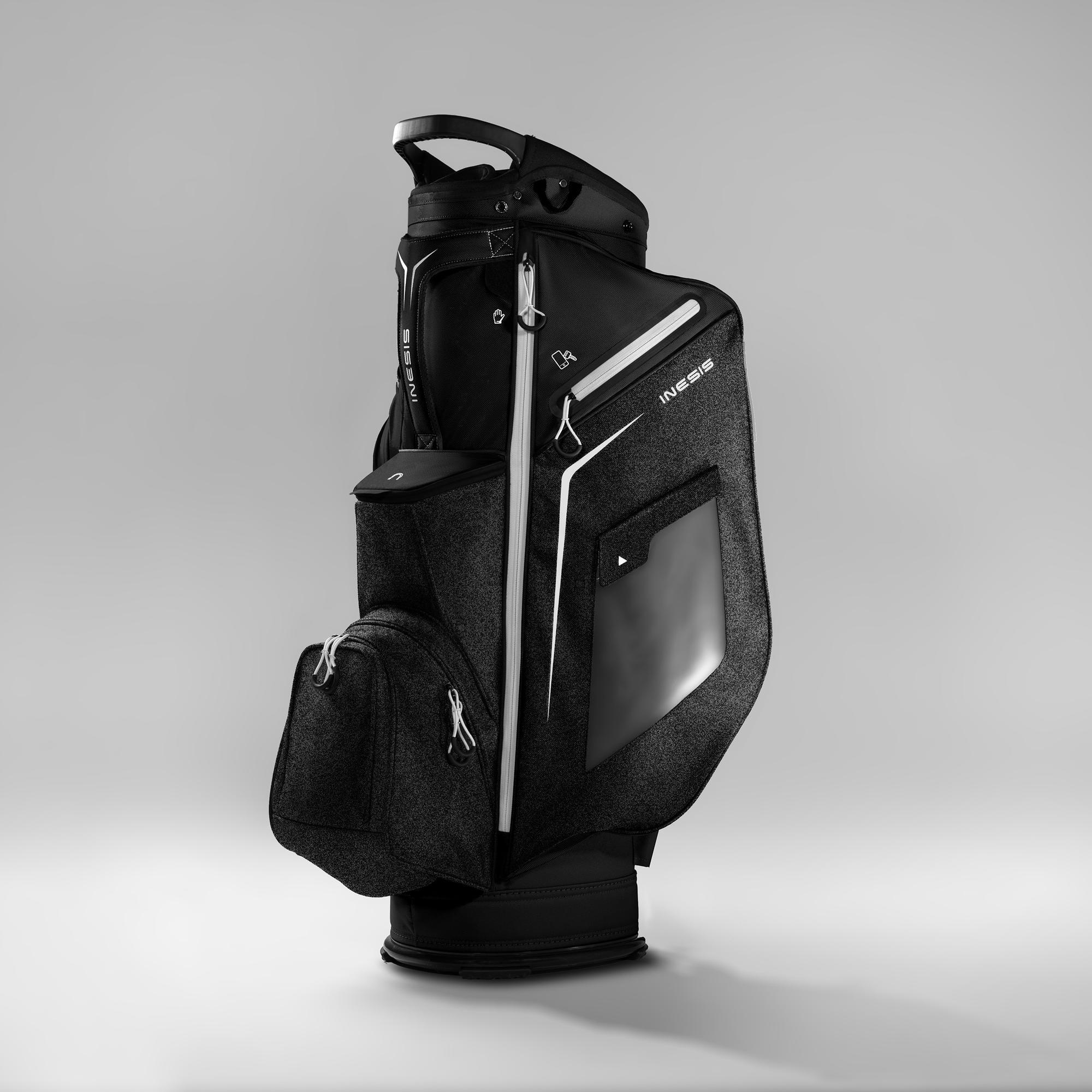 Golf trolley bag – INESIS cart black 2/11