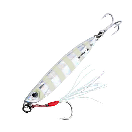 
      Lure fishing at sea CASTING JIG BIASTOS ASSIST 40 g - Phospho. white
  