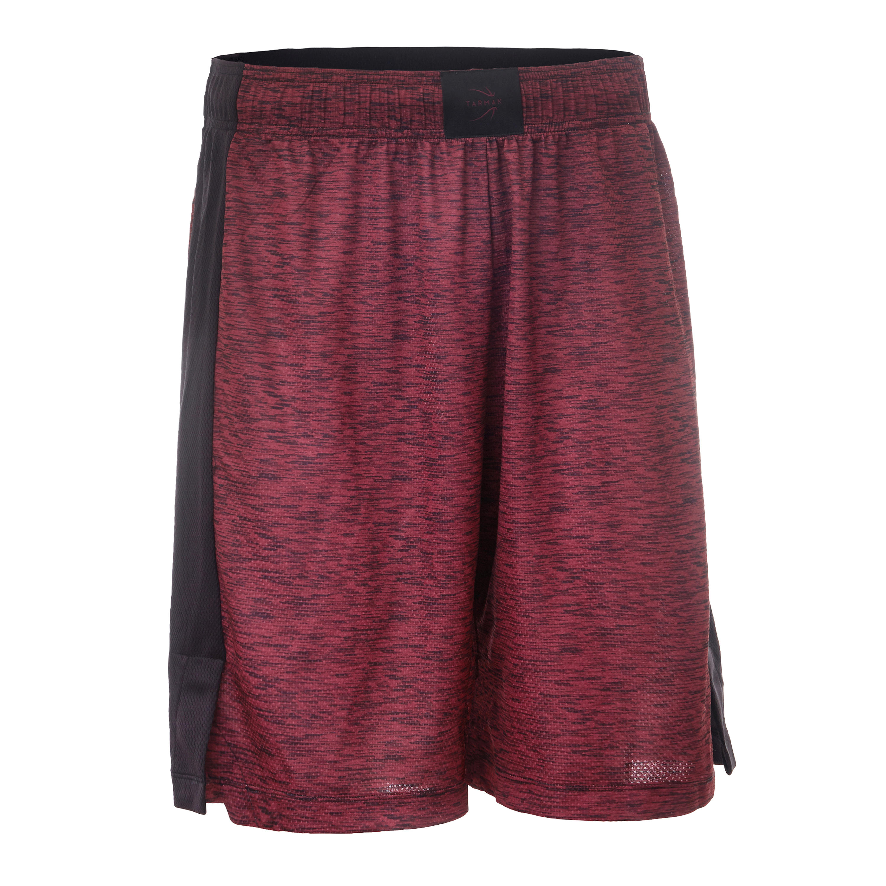 SH500 Basketball Shorts for Intermediate Players Burgundy/Black