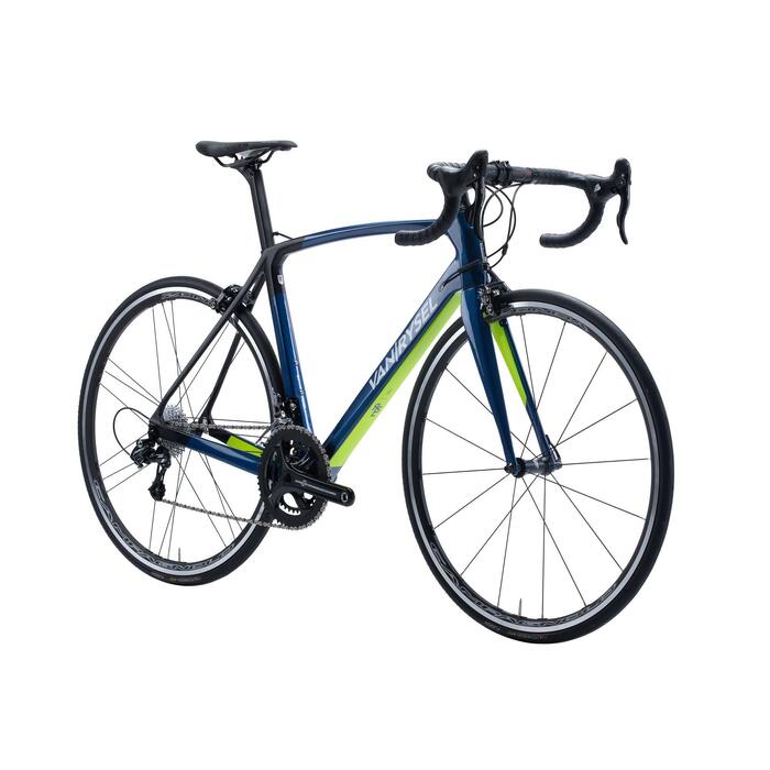 VÉLO DE ROUTE VAN RYSEL ULTRA CARBONE CAMPAGNOLO POTENZA BLEU VAN RYSEL Decathlon