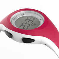 W200 S women's running stopwatch - Red and White