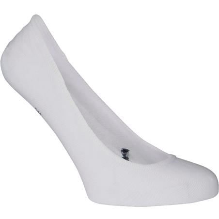 Chaussettes marche sportive WS 140 Fresh Ballerine blanc (2 paires)