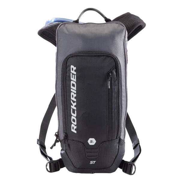 Mountain Bike Hydration Pack Rockrider ST 500 4L 1L Bladder Black