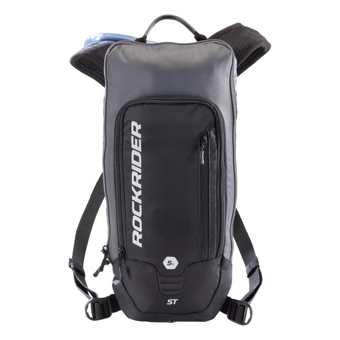 Mountain Bike Hydration Pack Rockrider ST 500 4L 1L Bladder Black