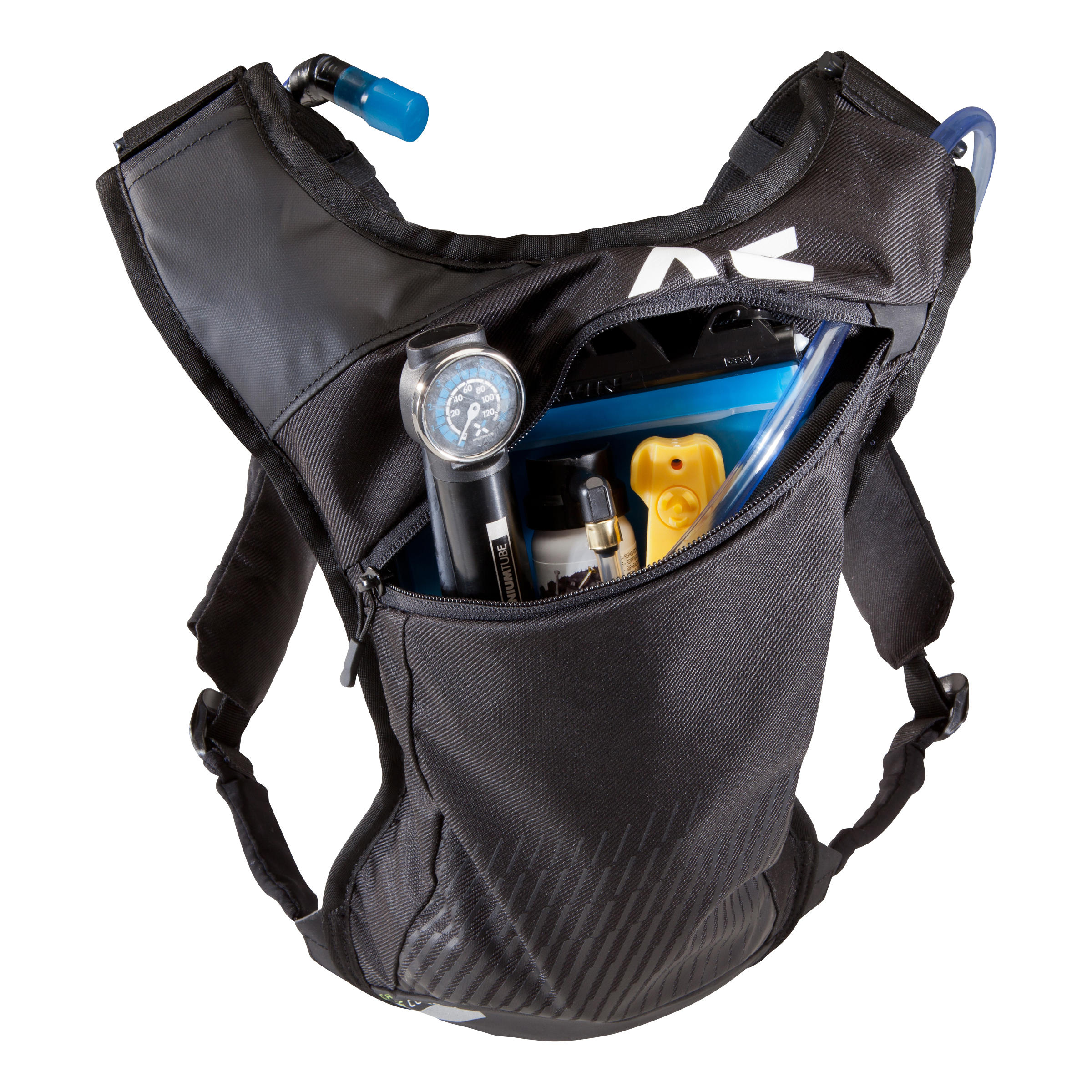 Mountain Bike Hydration Backpack XC Light 2.5L/2L Water - Black 5/13