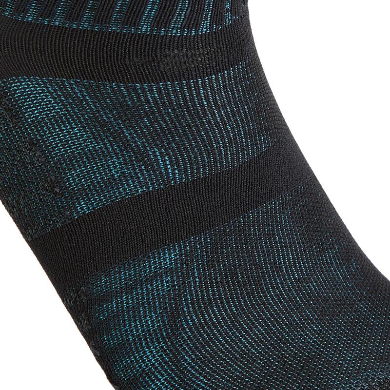 Chaussettes marche sportive, nordique, athlétique WS 900 Low noir