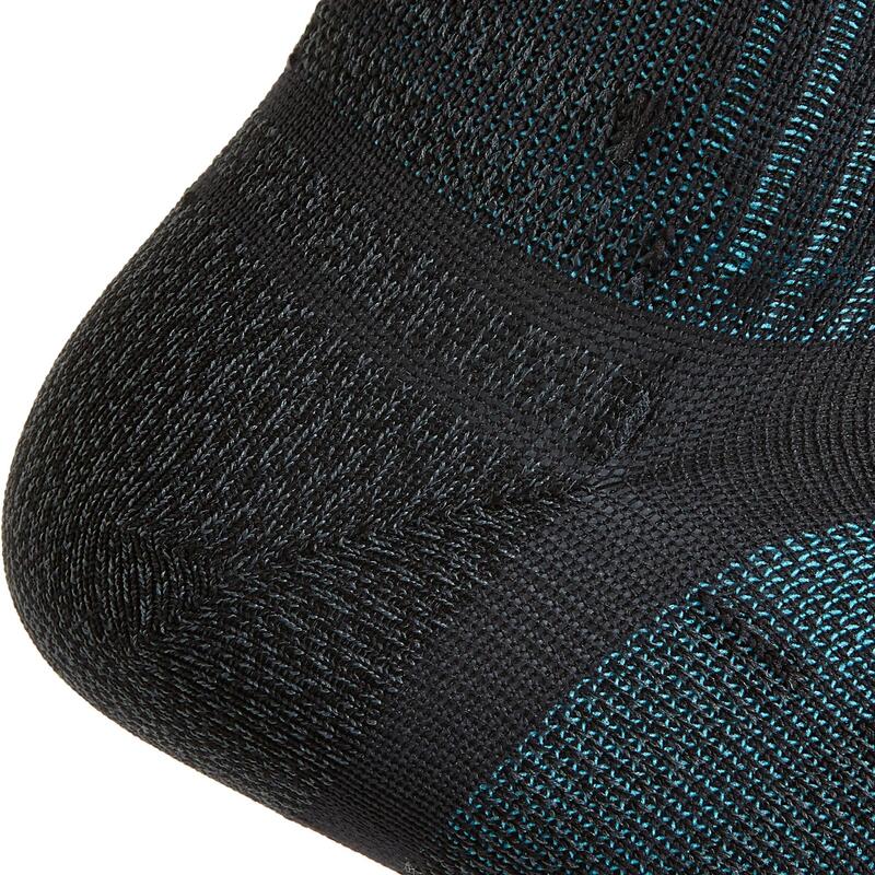 Chaussettes marche sportive, nordique, athlétique WS 900 Low noir