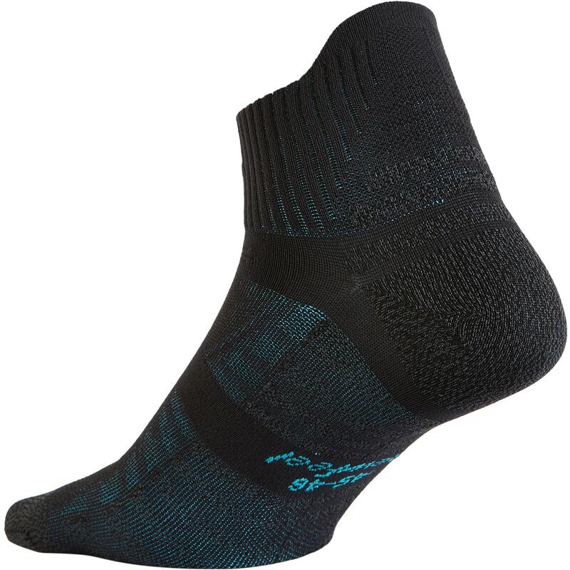 Chaussettes marche sportive, nordique, athlétique WS 900 Low noir