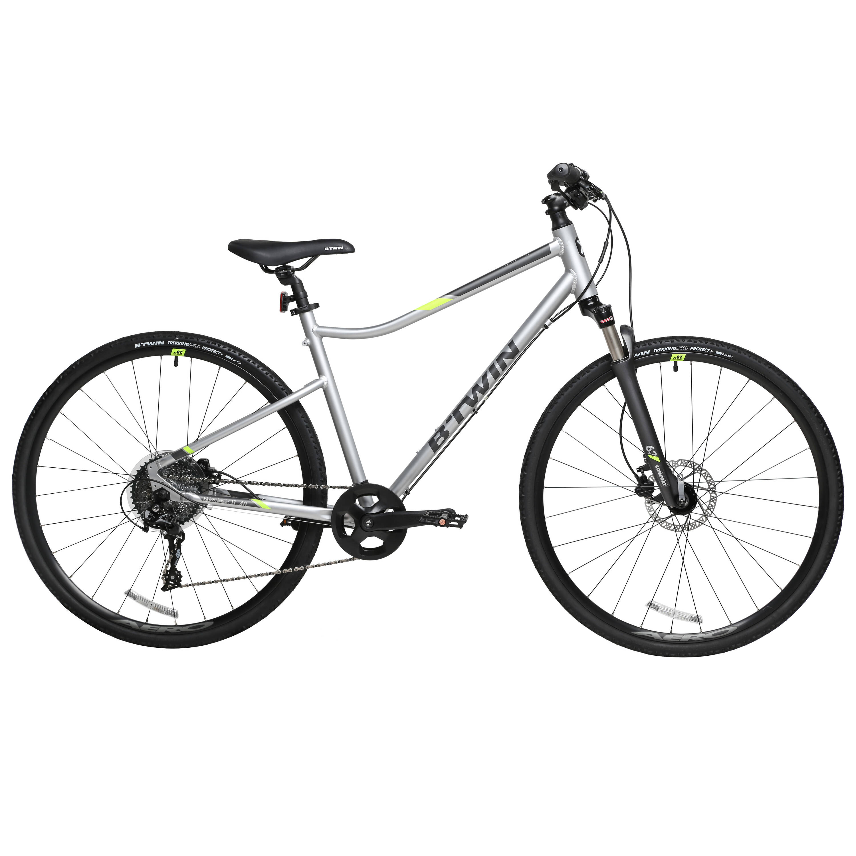Adult Hybrid Cycle Riverside 900 - Light Grey -  1