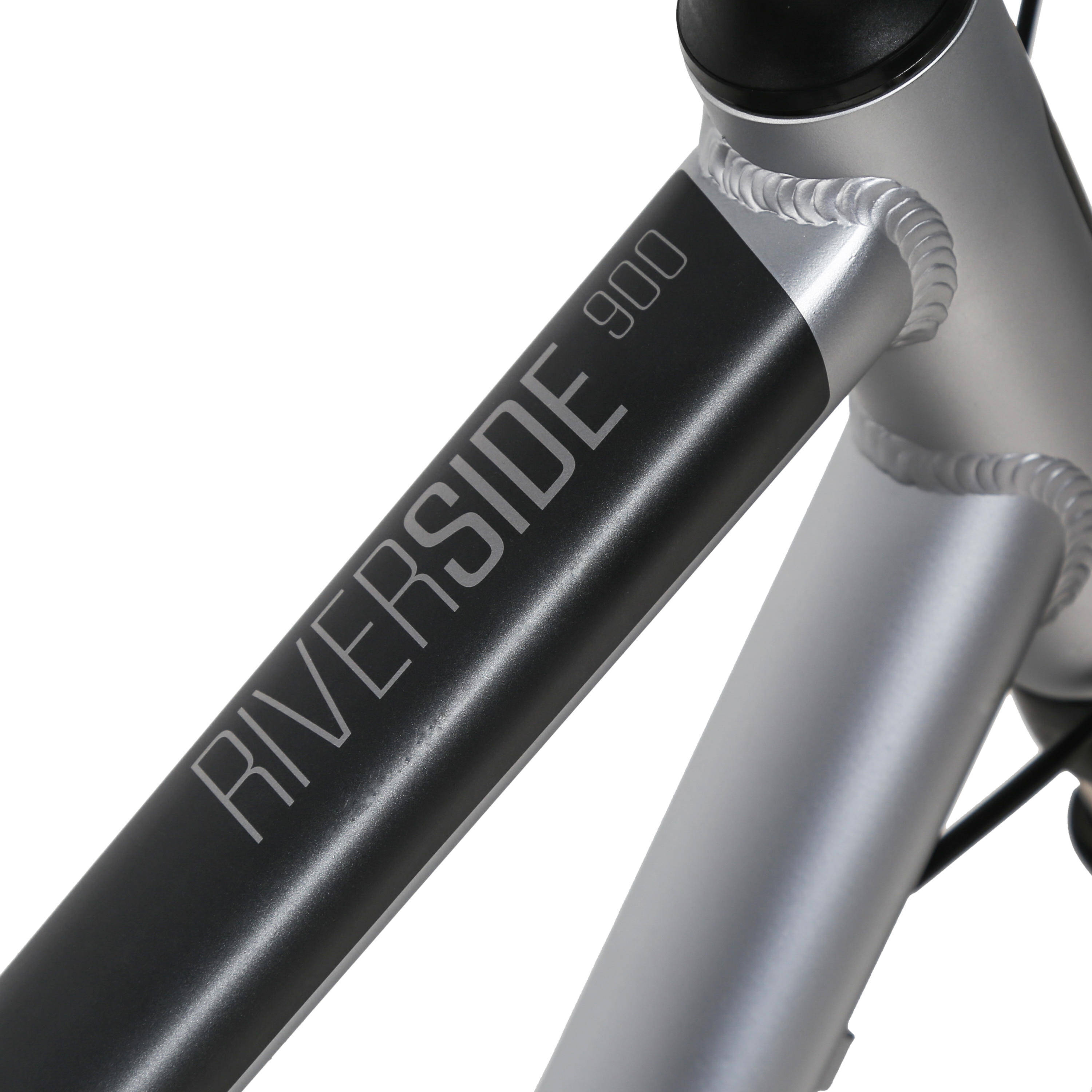 Adult Hybrid Cycle Riverside 900 - Light Grey -  2
