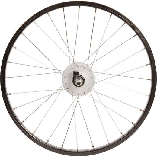 
      Kids' Bike Wheel 20" Front Dynamo - Black
  