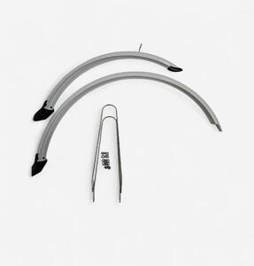 Kit Guardabarros Bicicleta Paseo 26" Pulgadas Negro