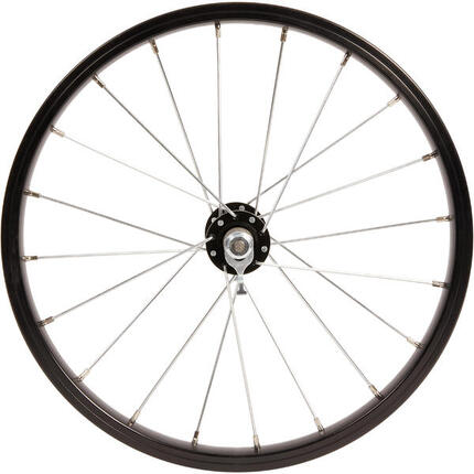 Roue vélo enfant 16 pouces avant noir
