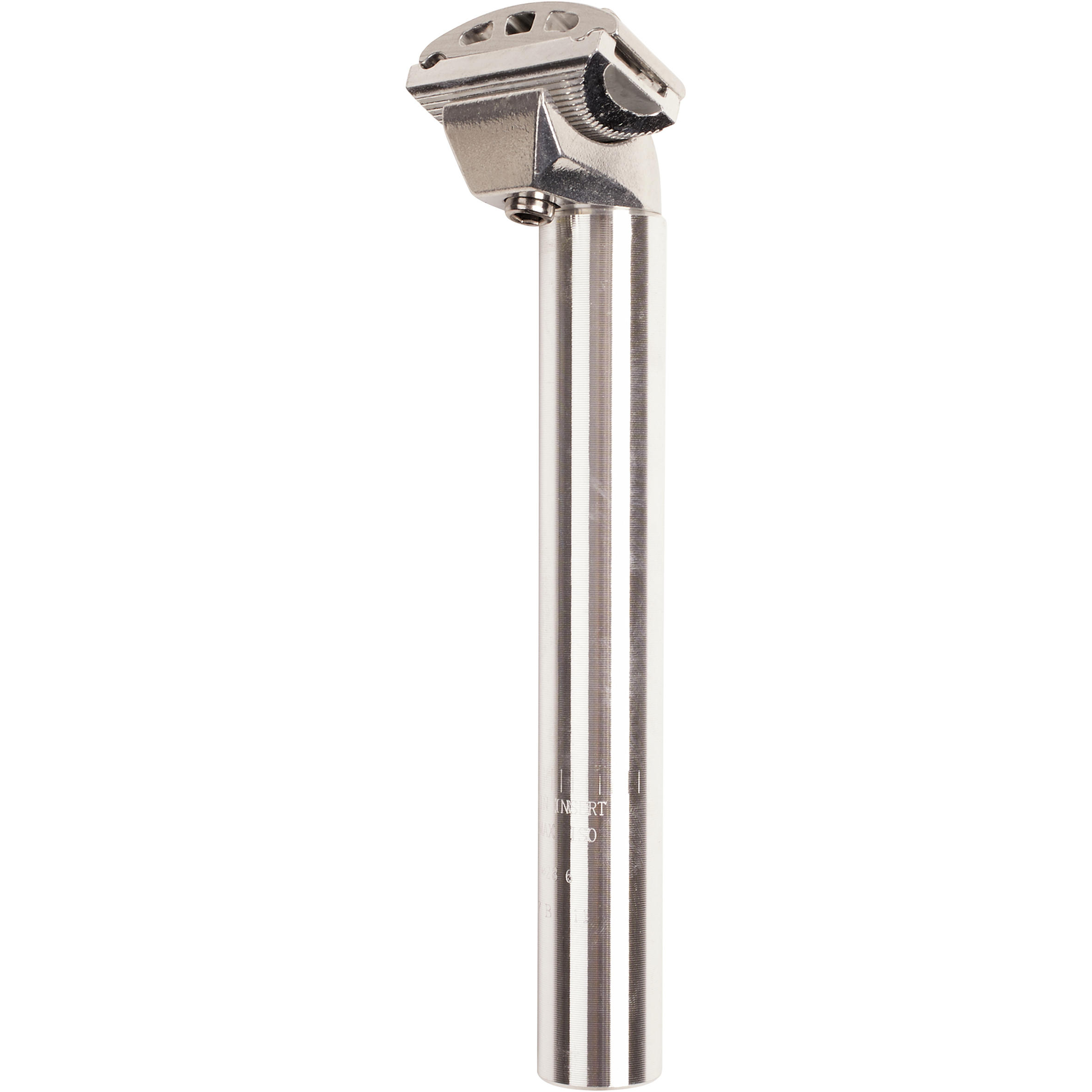 saddle post 28.6 220mm silver