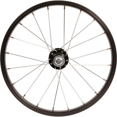 Achterwiel kinderfiets 16" zwart