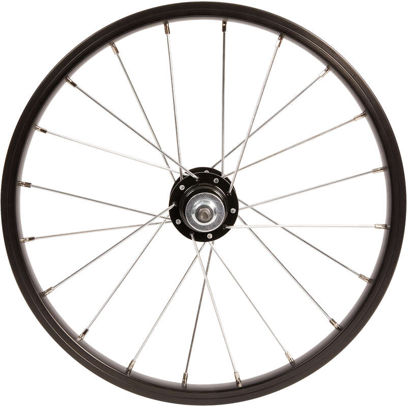 Rear Kids' Bike Wheel (Black) 16” Decathlon