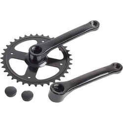 Single Chainwheel 36 Tooth w/ 140 mm Cranks