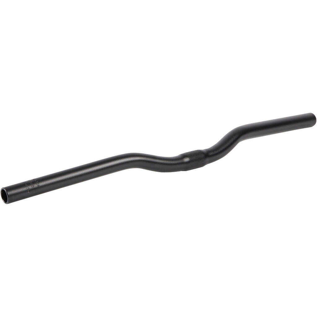 25.4 30mm Rise Steel Hybrid Bike Handlebar - 15° Backsweep - 6° Upsweep 640mm