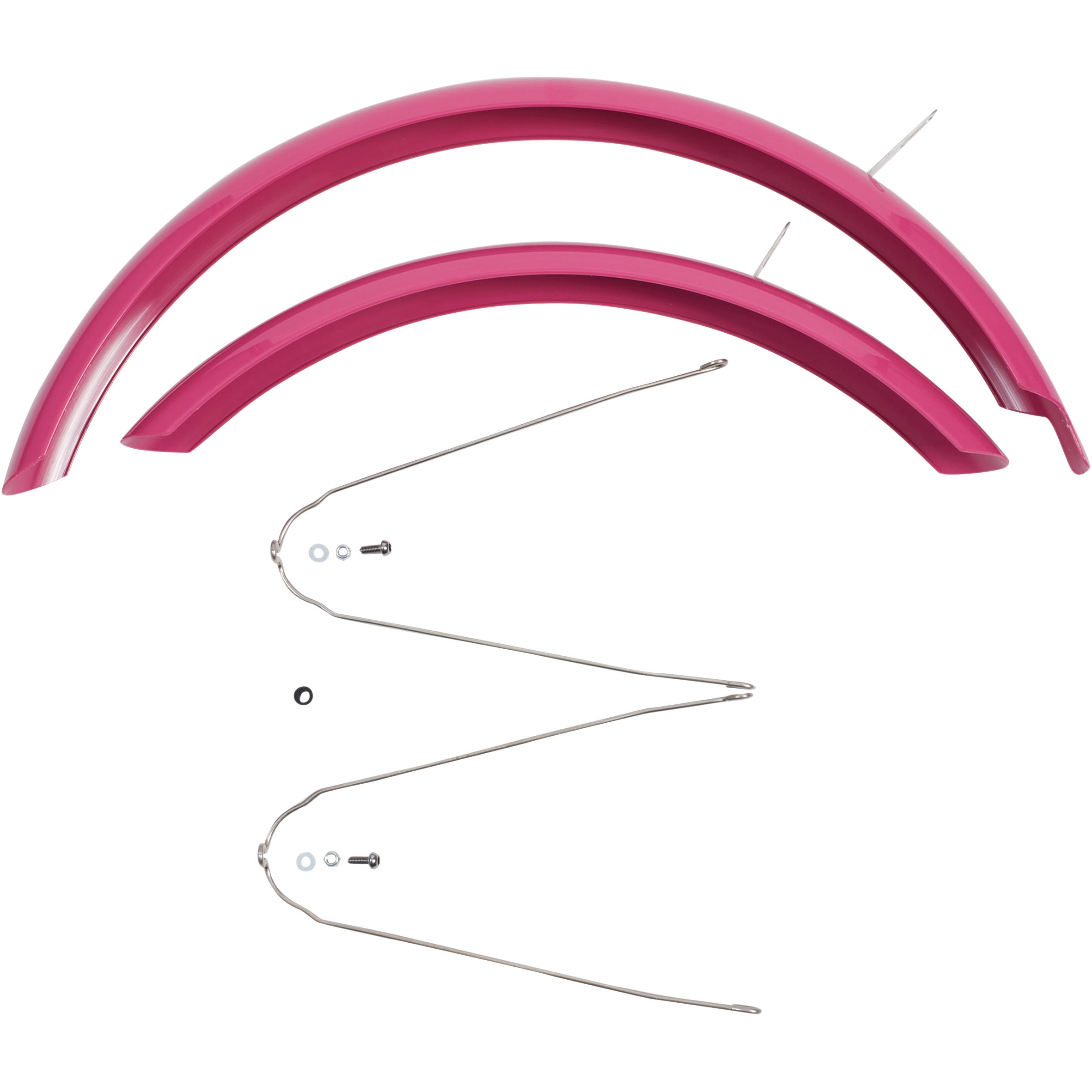 Parafango per bicicletta ORIGINALE 500 rosa da 20 pollici (per coppia, venduto senza kit di viti)