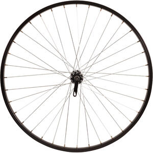 Rueda Bicicleta MTB 26" Delantera V-Brake Pared Simple Negra