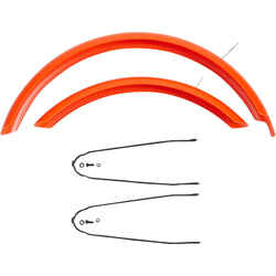 Kit med stänkskärmar för 20-tumscykel orange (ett par, utan skruv)
