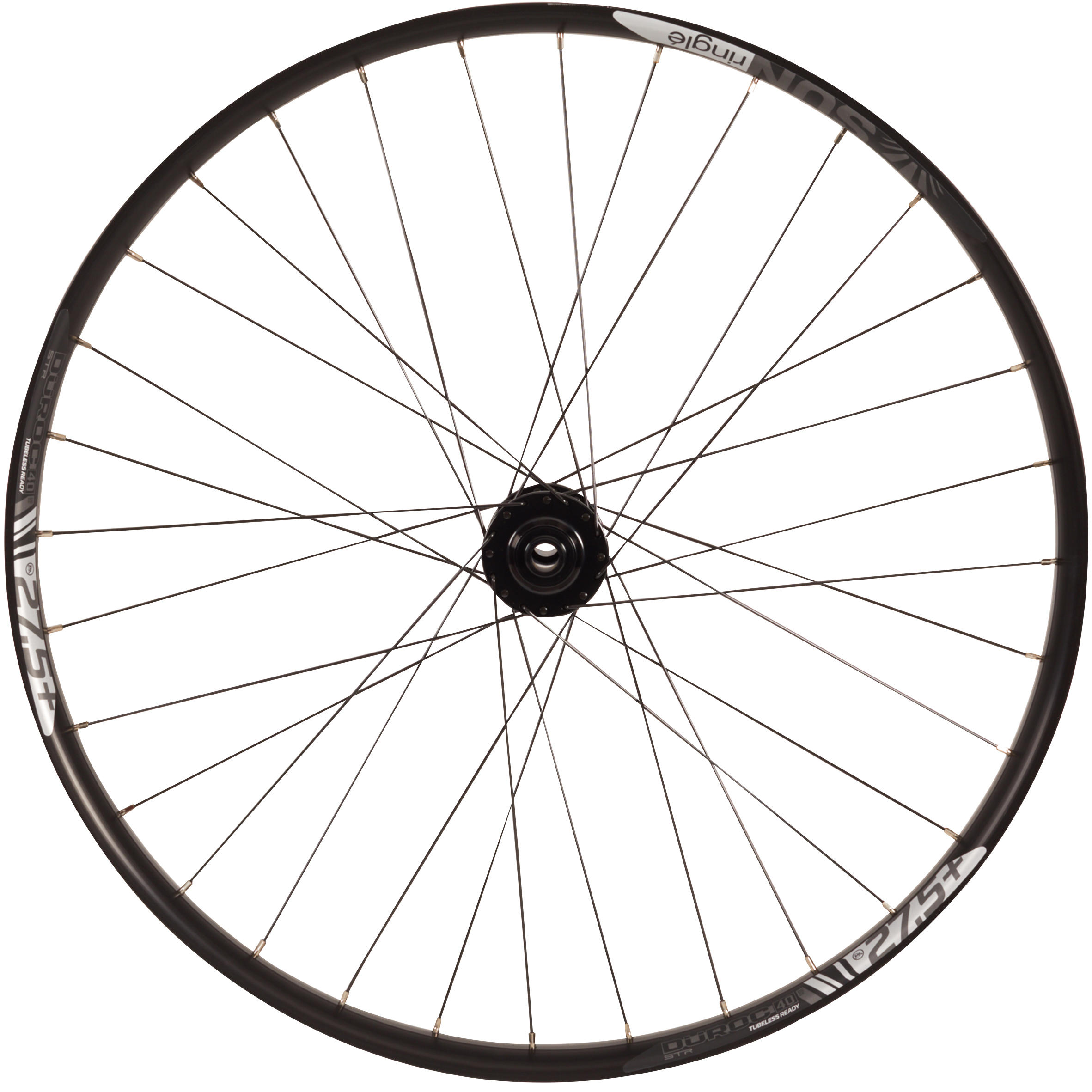 SUNRINGLE Mountain Bike Front Wheel 27.5+ Double Wall Disc Boost 15x110 Duroc 40 TR