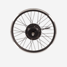 Roue vélo pliant arrière double paroi motorisé 24V noir Tilt 500E