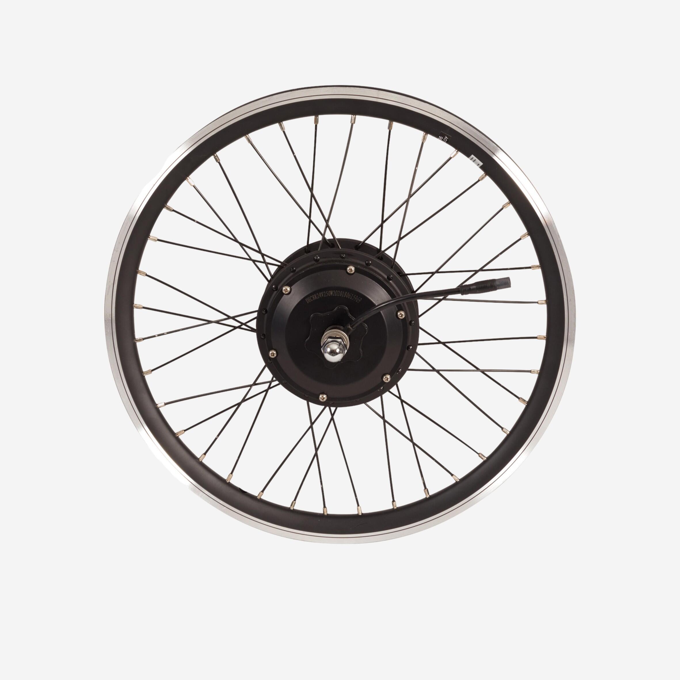 OXYLANE Hinterrad für Klapprad-E-Bike Doppelwandfelge 24V Tilt 500E schwarz | 03583788101543 OXYLANE Hinterrad für Klapprad-E-Bike Doppelwandfelge 24V Tilt 500E schwarz | 03583788101543
