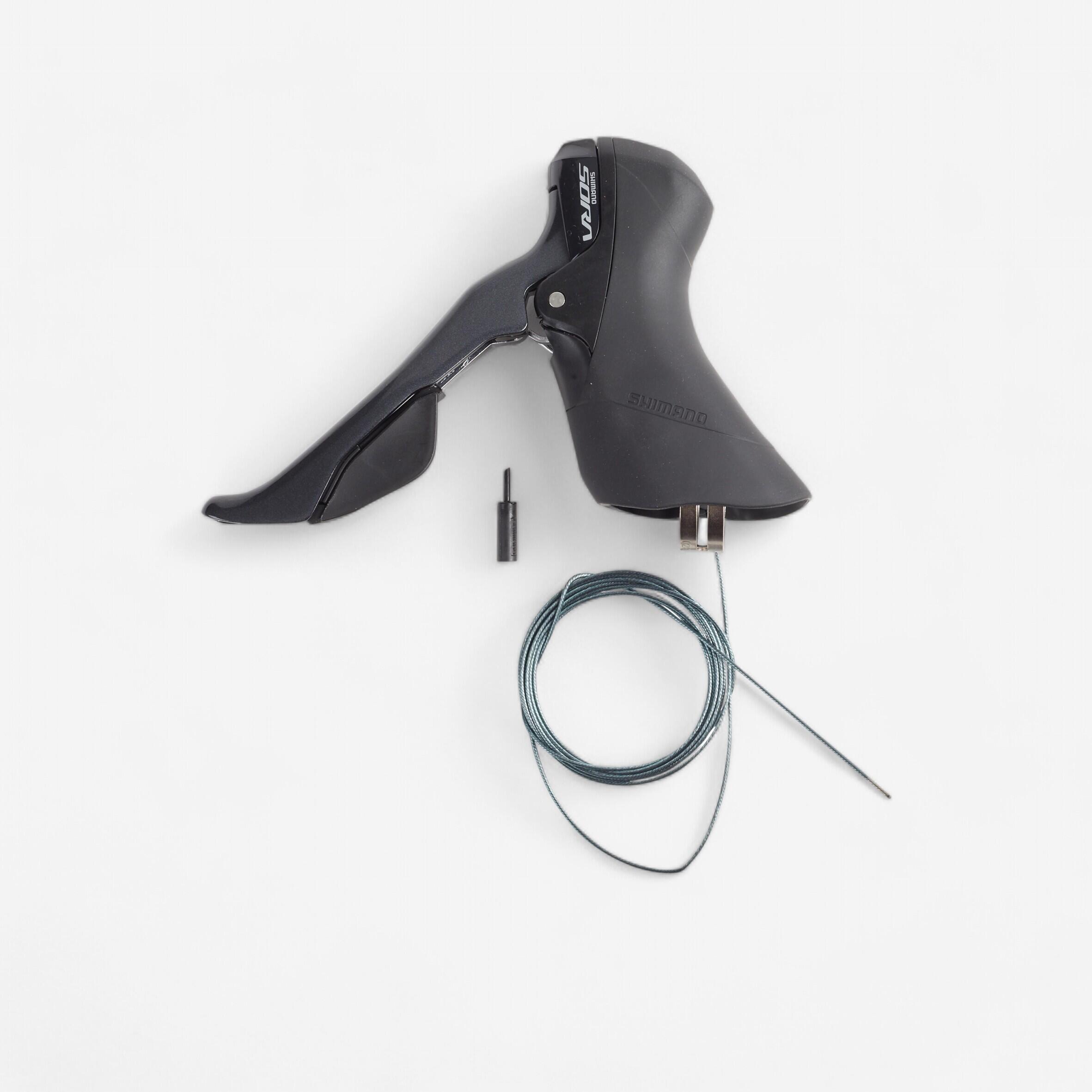 Manete shimano sora para prato duplo