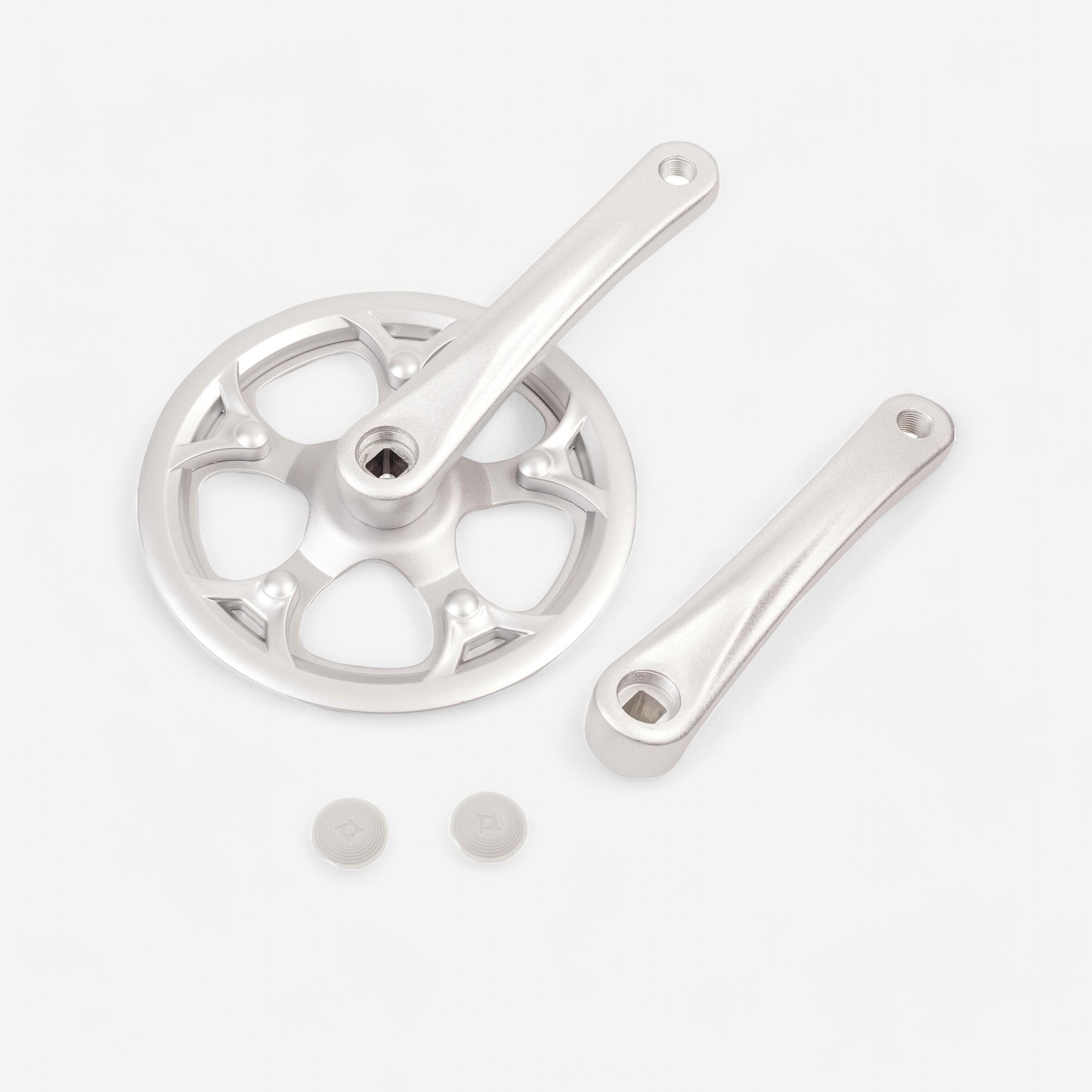 BTWIN Einfach-Kurbelsatz 42 Zähne 165 mm 