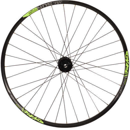 
      Mountain Bike Front Wheel 27.5" Double Wall Disc Boost 15x110 Duroc 30 TR
  