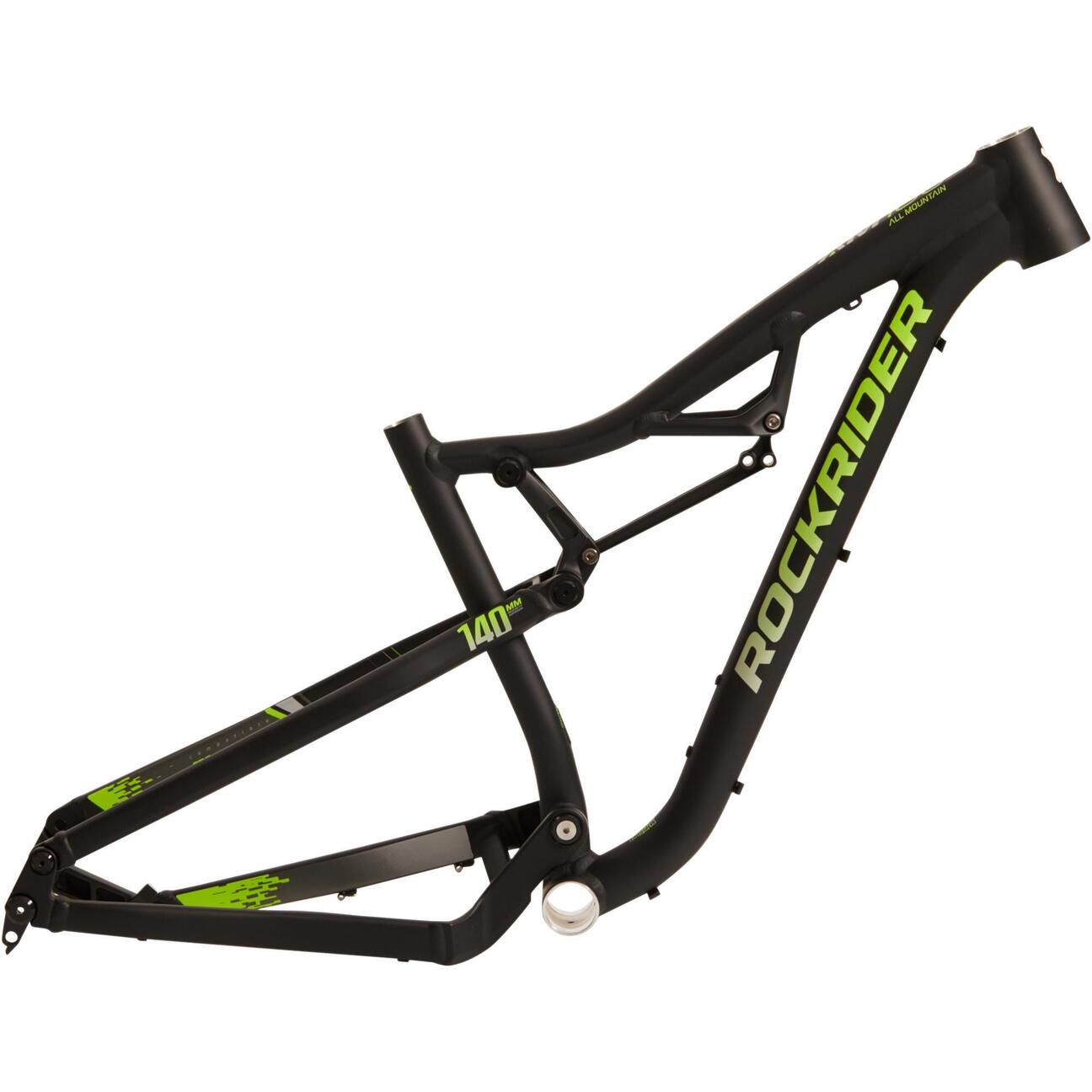 CADRE VTT ROCKRIDER AM 100S NOIR BOOST EXPSLT17 ALUMINIUM Rockrider Decathlon