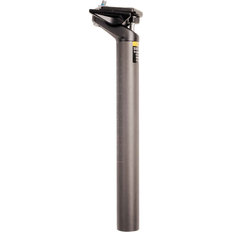 Seat Post Carbon 27.2 mm 400 mm - Black