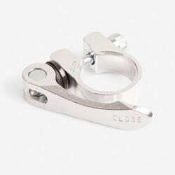 Collier de selle à levier 28.6 mm gris