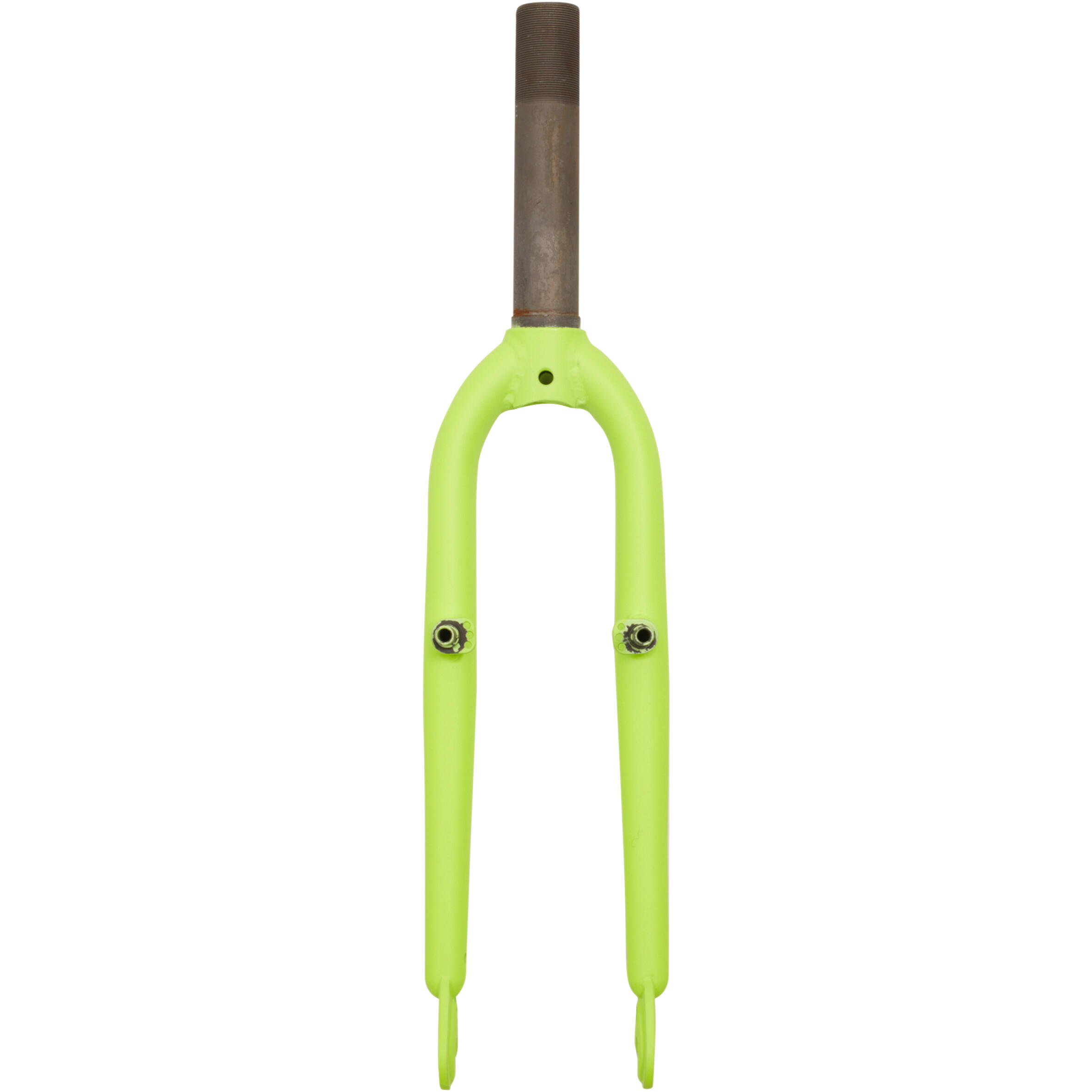 Rigid Fork 1"1/8 Quill Stem 20" Folding Bike Tilt 500, Tilt 100 - Neon Yellow 2/2