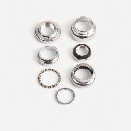 Steuersatz 1" Winkeleinstellschraube silber