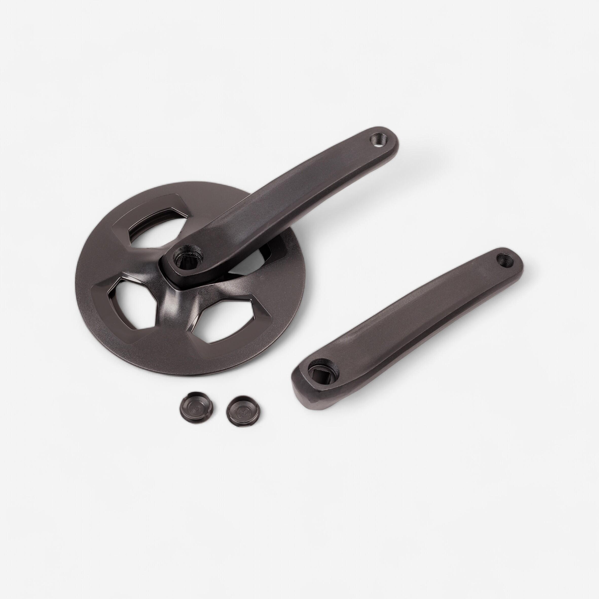 RIVERSIDE Kurbelgarnitur einfach 36 Zähne 170 mm Aluminium schwarz | 03583788124856 RIVERSIDE Kurbelgarnitur einfach 36 Zähne 170 mm Aluminium schwarz | 03583788124856